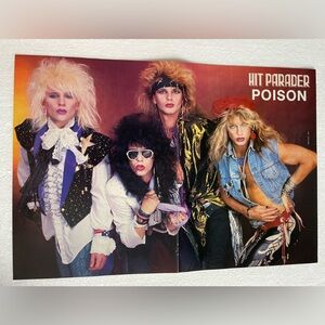 Hit Parader Poison Band Pinup